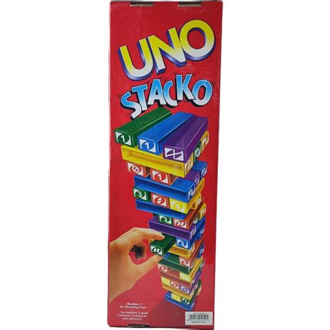 Uno Stacko Game for Kids and Family Large - Maison Handal