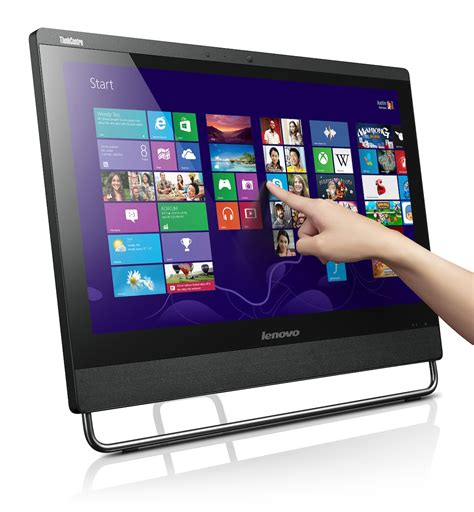 Refurbished Lenovo ThinkCentre M93z 23" Touch Screen All-in-One Desktop ...