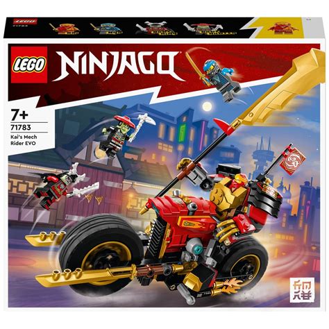 LEGO 71783 NINJAGO Kai’s Mech Rider EVO Action Figure Toy | Smyths Toys ...