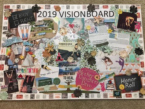 2019 Mother-Daughter Vision Board | Vision board diy, Vision board ...