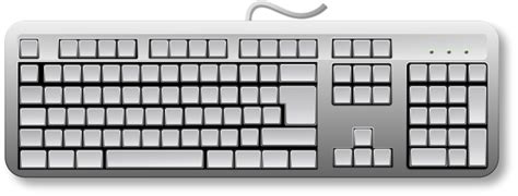 Free clip art "Blank Generic Keyboard" by Merlin2525