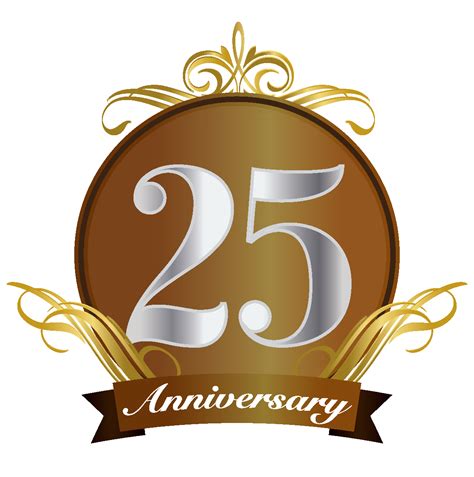 25th wedding anniversary logo png - Clip Art Library