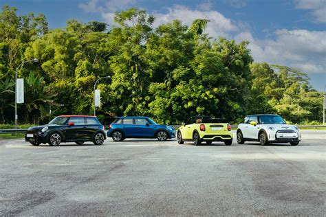 The new MINI range now available in Singapore.