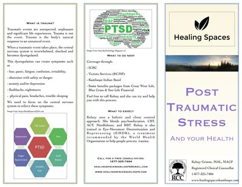 Pamphlet Post Traumatic Stress by Healing Spaces - Issuu