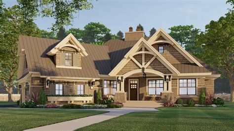 Craftsman Cottage House Plan with Oversized Pantry and Flex Room - 9720