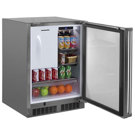 Marvel MORF224SS31A 24" Outdoor Refrigerator with Freezer or Ice Maker ...