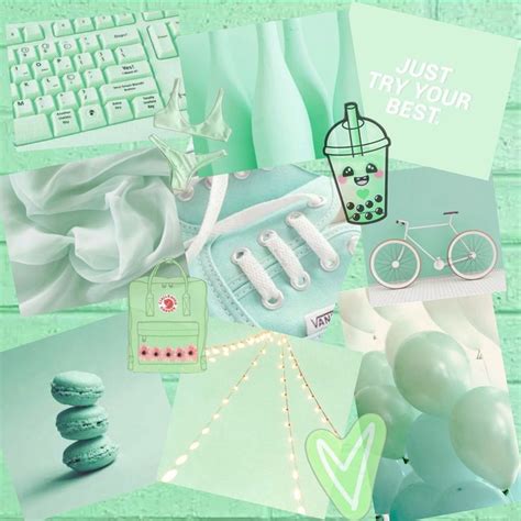 Cute mint green aesthetic! (With images) | Mint green aesthetic