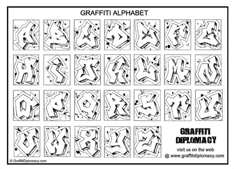 Draw Graffiti Step By Step Free How To Draw Graffiti Letters A-Z ...