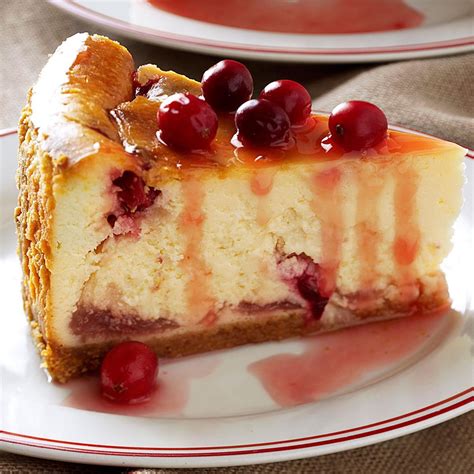 Winning Cranberry Cheesecake Recipe | Taste of Home