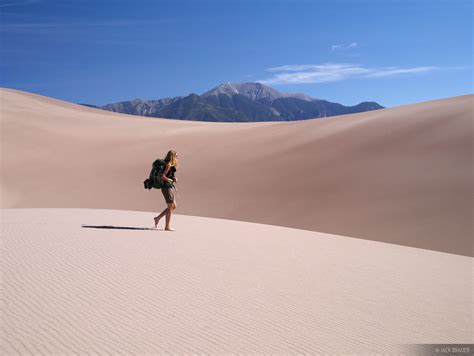 Hiking in the Dunes | Great Sand Dunes, Colorado | Mountain Photography ...