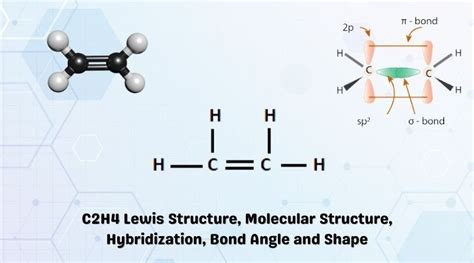 C2H4 Lewis Structure, Molecular Structure, Hybridization, Bond Angle ...