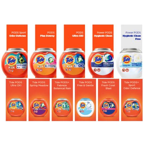 Tide PODS Laundry Detergent Pacs | Shopee Singapore