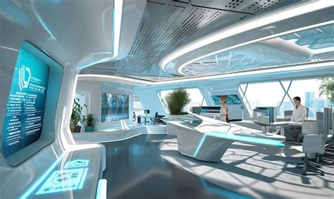 Premium Photo | Futuristic Office Architecture