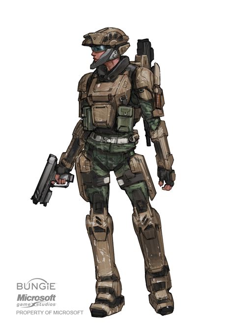 Space Ship Guru: Halo Reach Army trooper development