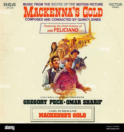 Mackenna's Gold - Vintage Soundtrack Vinyl Album Stock Photo - Alamy