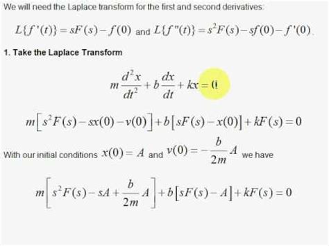 Q5. The Damped Harmonic Oscillator - YouTube