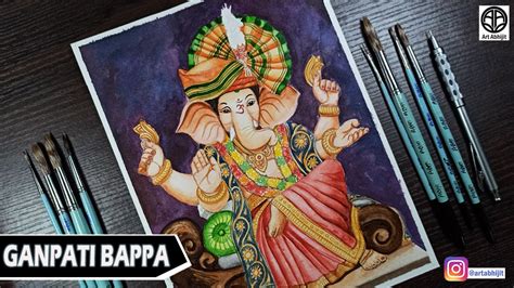 Easy Ganpati Bappa Painting