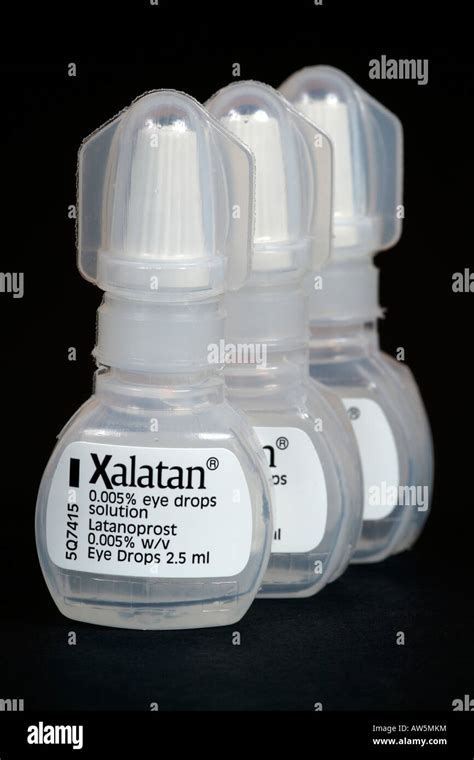 Xalatan eye drops in plastic bottle used for treatment of Glaucoma ...