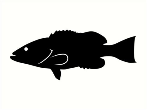 Grouper Silhouette at GetDrawings | Free download