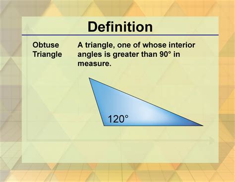 Obtuse Triangles Examples