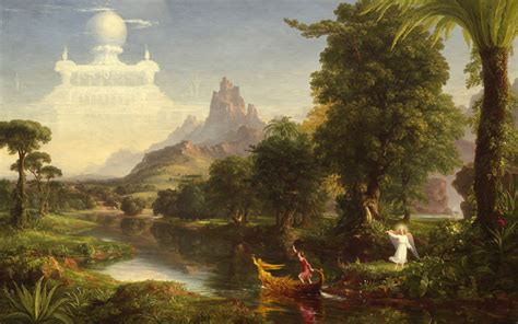 thomas, Cole, The, Voyage, Of, Life, Youth, Painting, Classic, Art ...