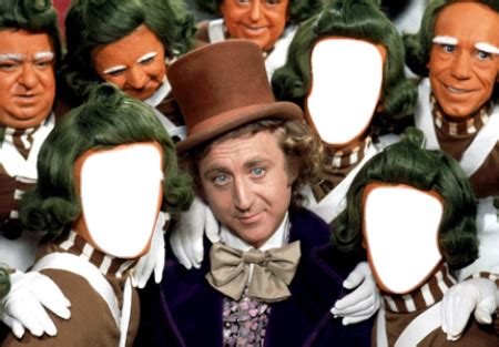 Willy Wonka and the Oompa Loompas - FACEinHOLE