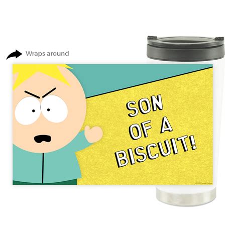 South Park Butters Son of a Biscuit 16oz Stainless Steel Thermal Travel ...