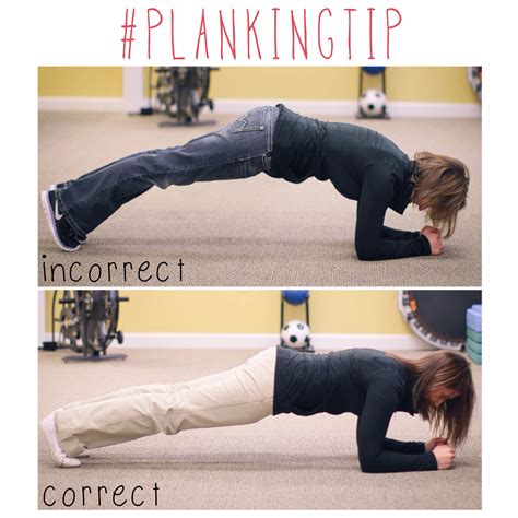 Planking tip on correct form! | Healthy fitness, Fitness tips, Health ...