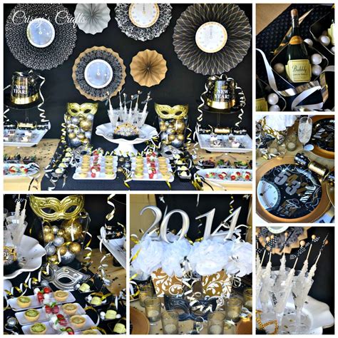 Gold, silver and black Christmas/Holiday Party Ideas | Photo 1 of 19 ...