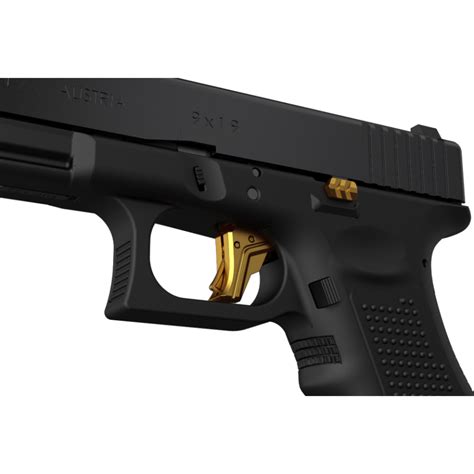 TYRANT DESIGNS I.T.T.S GOLD TRIGGER for Glock Gen 3 / 4 – 17 19 22 23 ...