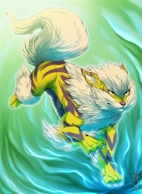 Shiny Arcanine by Pokemura on DeviantArt