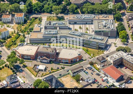 Aerial view, Rhine-Waal University of Applied Sciences, campus, Kamp ...