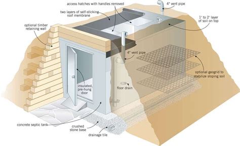 DIY Root Cellar Plans | Root cellar plans, Root cellar, Concrete septic ...