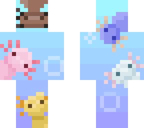 Axolotl Rp | Minecraft Skins