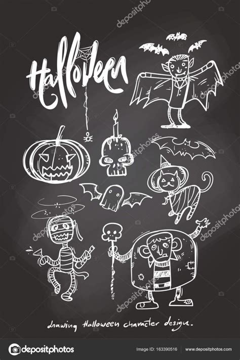 Drawing halloween character . Stock Vector Image by ©PhaisarnWong ...