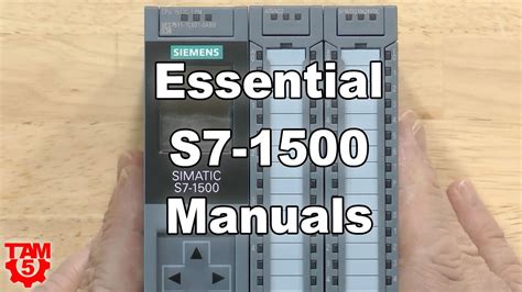 Essential Siemens S7-1500 Manuals - YouTube