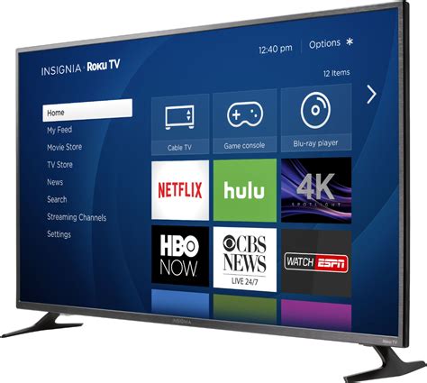 Best Buy: Insignia™ 43" Class LED 2160p Smart 4K UHD TV with HDR Roku ...