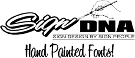 Hand Painted Fonts from Beacon Graphics, LLC