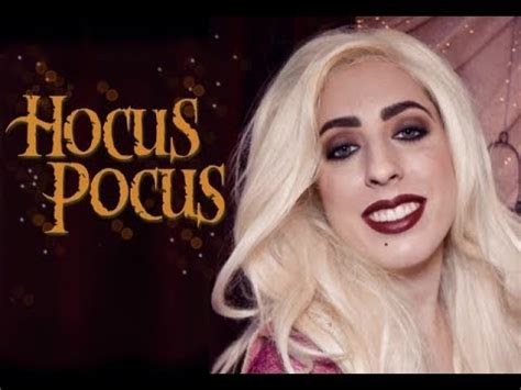 HOCUS POCUS -Sarah Sanderson- Makeup Tutorial - YouTube