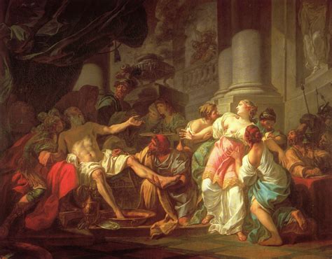 The Death of Seneca, 1773 - Jacques-Louis David - WikiArt.org