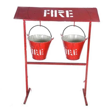 Fire Safety Bucket Stand at Rs 1650/set | Fire Sand Bucket Stand in ...