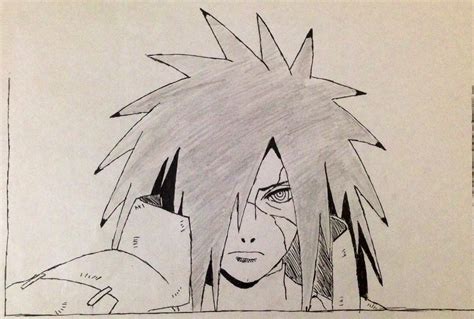 Madara Uchiha Drawing Picture - Drawing Skill