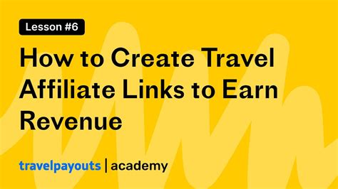 How to Create Travel Affiliate Links to Earn Revenue - YouTube