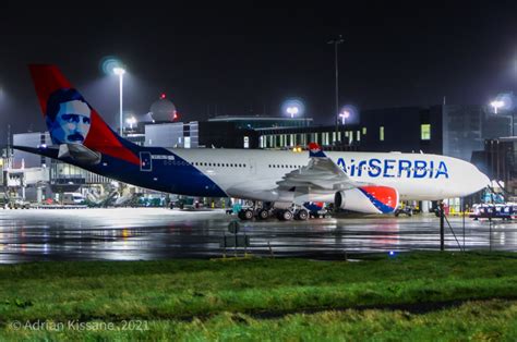 Air Serbia unveils special livery on new A330