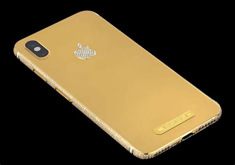 iPhone X 256Gb "Diamond Edition" 24k gold with 10.70ct diamonds Limited ...