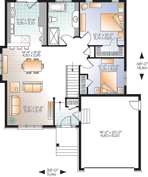 2 Bedroom House Plans Open Floor Plan | House Plan Ideas