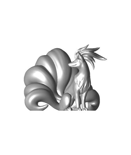 Ninetails - Pokemon - Fan Art | 3D model | Thangs