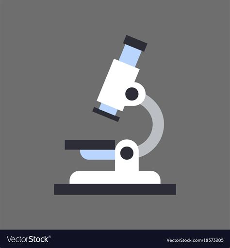 Microscope icon medical or lab equipment concept Vector Image