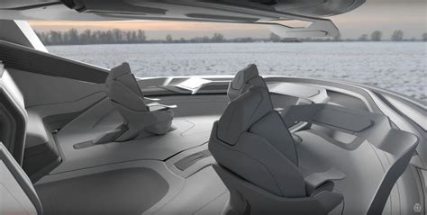 Futuristic Spaceship Interior Design