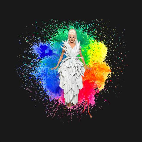 RuPaul - Rainbow Queen - Rupauls Drag Race - T-Shirt | TeePublic